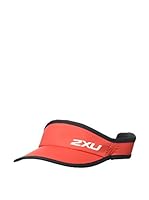 2XU Visera Run Visor (Rojo / Negro)