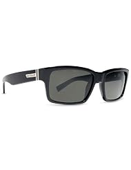 VON ZIPPER FULTON BLACK GLOSS PLASTIC SUNGLASSES by VonZipper