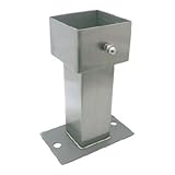 インパクト柱受 ヘアライン・クリアー 120角 （44814）