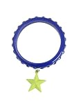 Blue Bling Star Charm Bangle Bracelet