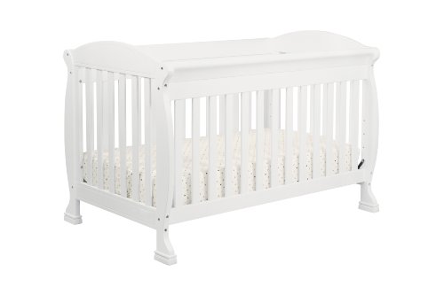 Davinci Jacob 4-in-1 Convertible Crib with Toddler Rail, White