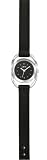 Opex - X3351LA1 - Montre Femme - Lover - Quartz Analogique - Cadran Noir en Acier - Bracelet en Cuir Noir