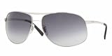 Ray-Ban RB3387 Aviator Wrap Sunglasses,Silver Frame/Grey Gradient Lens,67 mm Picture