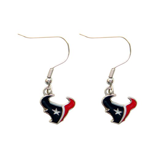 Houston Texans Dangle Logo Earring Set Charm Gift NFL