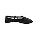 Womens Ladies Canvas Ballet Dance Gymnastics Yoga Shoes Flats Black 41#
