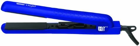 Hair Rage 1.25 Inch Ceramic Flat Iron Injection Color (Blue)