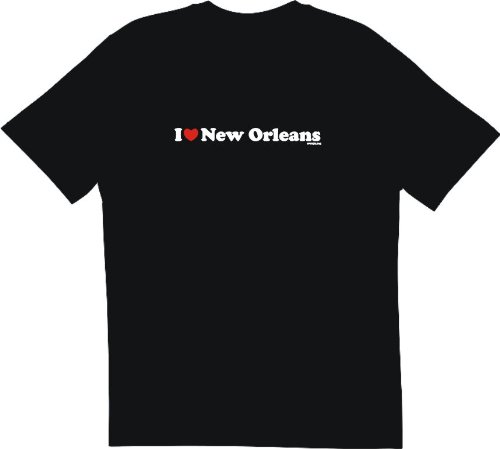 I Heart (Love) New Orleans Kids T Shirt Youth Small-Black
