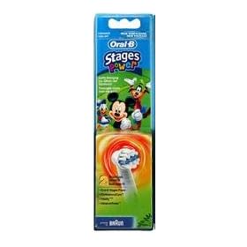 Braun Oral-B Stages Power Replacement Brush Heads 2 Pack - Mickey Mouse