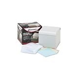 Innovera CD/DVD Storage Box, Stores Up to 80 CDs/DVDs, Light Gray