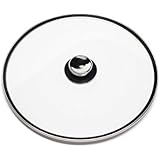 Quicklids QL-LG-BL Large Universal Glass Pot Lid with Cool-Touch Knob, 12.25", Black