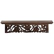 CARVED ISLAND WALL SHELF
