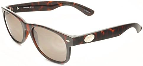 NCAA Iowa Hawkeye Retro Sunglasses (Brown)