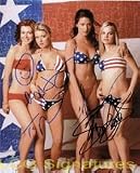 Signed American Pie 8x10 By Alyson Hanigan, Tara Reid, Shannon Elizabeth and Mena Suvari Photo