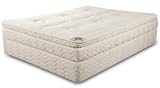 Full Natura Organic Latex Eco Advantage Ultra Plush Euro Top Mattress Set