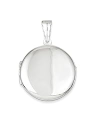 Sterling Silver 26mm Polished Locket. Metal Wt- 7.84g