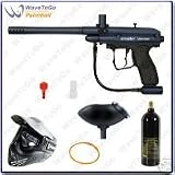 Kingman Spyder Classic Series Victor Paintball Marker Package Matte Blue Set A