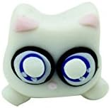 YUONUO Handmade Polymer Clay Cute Cartoon Cat Through Your Ear Stud Earrings Ears Stud Personality animals Earrings Color white cat (One pair） (white cat)