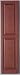 Richwood Red 15x59 Raised Panel Shutter Pair