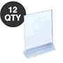 DOZEN 5.5"X3.5" MENU TABLE CARD PLACE HOLDER - WHOLESALE QTY