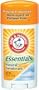 Arm & Hammer Essentials Natural Deodorant, Unscented - 2.5 Oz, 4 Pack