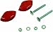 Flymo FLY050 Lawnmower Handle Fixing Kit - for Hovervac Dual Handle Lawnrake Compact, Microlite, Mow N Vac, Power Compact, Vision, Turbo Lite