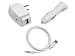 Brand New Accessory Bundle Kit for Apple Ipod Shuffle 2nd 3rd Generation Mp3 Player - USB Home Travel Ac Charger + USB Car Charger with Ic Chip + 2-in-1 2.0 USB Sync & Charge Data Cable