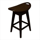Thoroughbred 26.75" Backless Swivel Counter Stool in Espresso