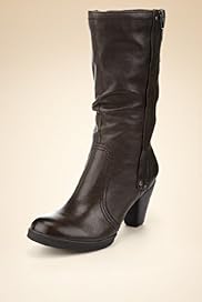 Footglove Fashion Leather Long Zip Boots