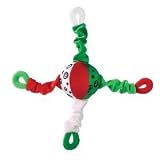 Zanies Holiday Tugof4 Bungee Dog Toy 3 inches