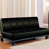 Sofa Beds Contemporary Armless Convertible Sofa Bed by Coaster