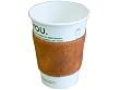Genuine Jasper Brown Suede and Leather Coffee Sleeve