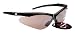 RayZor Professional Lightweight UV400 Black Sports Wrap Running Sunglasses, With a Smoked Mirrored Anti-Glare Lens