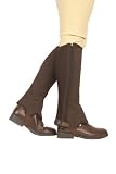 Dublin Easy Care Half Chaps Child Large Brown
