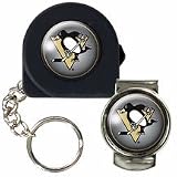 NHL Pittsburgh Penguins 6' Tape Measure, Key Chain & Money Clip Set