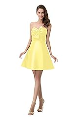 Short Taffeta  Bridesmaid Dress  With Ruffles