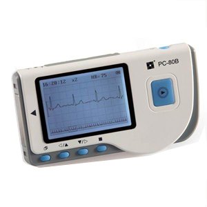 PC-80B Portable ECG Monitor w/sd card extension slot, , includes leather pouch , battery , low shipping rate