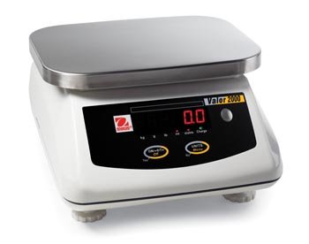 Ohaus Valor 2000 Washdown Compact Bench - Portion Control Scale V21PW6 (15 lb x 0.002 lb / 1 g)