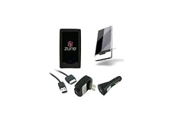 CrazyOnDigital Black Silicone Skin Case Combo for Zune HD. CrazyOnDigital Retail Package