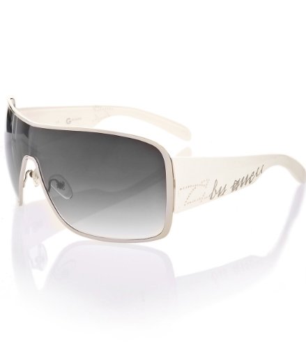 G by GUESS Metal Large Sunglasses Script Templ,