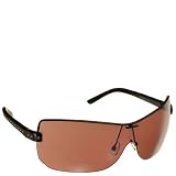 Jimmy Choo - JIMMY CHOO PHOENIX 0NLT GW SHINY BLACK DEEP BURGUNDY METAL SHIELD SUNGLASSES