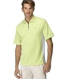 IZOD Men's Short Sleeved XFG Pieced Golf Polo With Cocona by Traptek