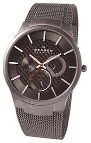 Skagen #809XLTTM Men's Titanium Mesh Band Multi Function Watch