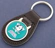 Anaheim Mighty Ducks Leather Keychain