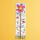 Eeboo Hot Pink Flower Growth Chart