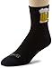 SockGuy Men's Bevy Socks, Black, Large/X-Large