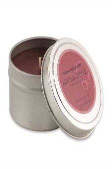 Cedarwood & Cucumber by Aromazone for Unisex - 1 Pc Travel Candle