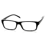 Modern Fashion Traditional Bold Thick Frame Clear Lens Eye Glasses