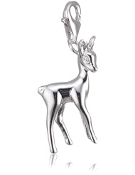 VINANI brand Germany 925 Sterling Silver Charm Pendant Deer Roe HRE