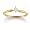 10k Yellow Gold Marquise Cut Solitaire Diamond Engagement Ring (1/10 ct, J-K Color, I2-I3 Clarity), Size 6