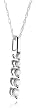 10k White Gold 5-Stone Diamond Pendant (1/4 cttw, H-I Color, I2-I3 Clarity)